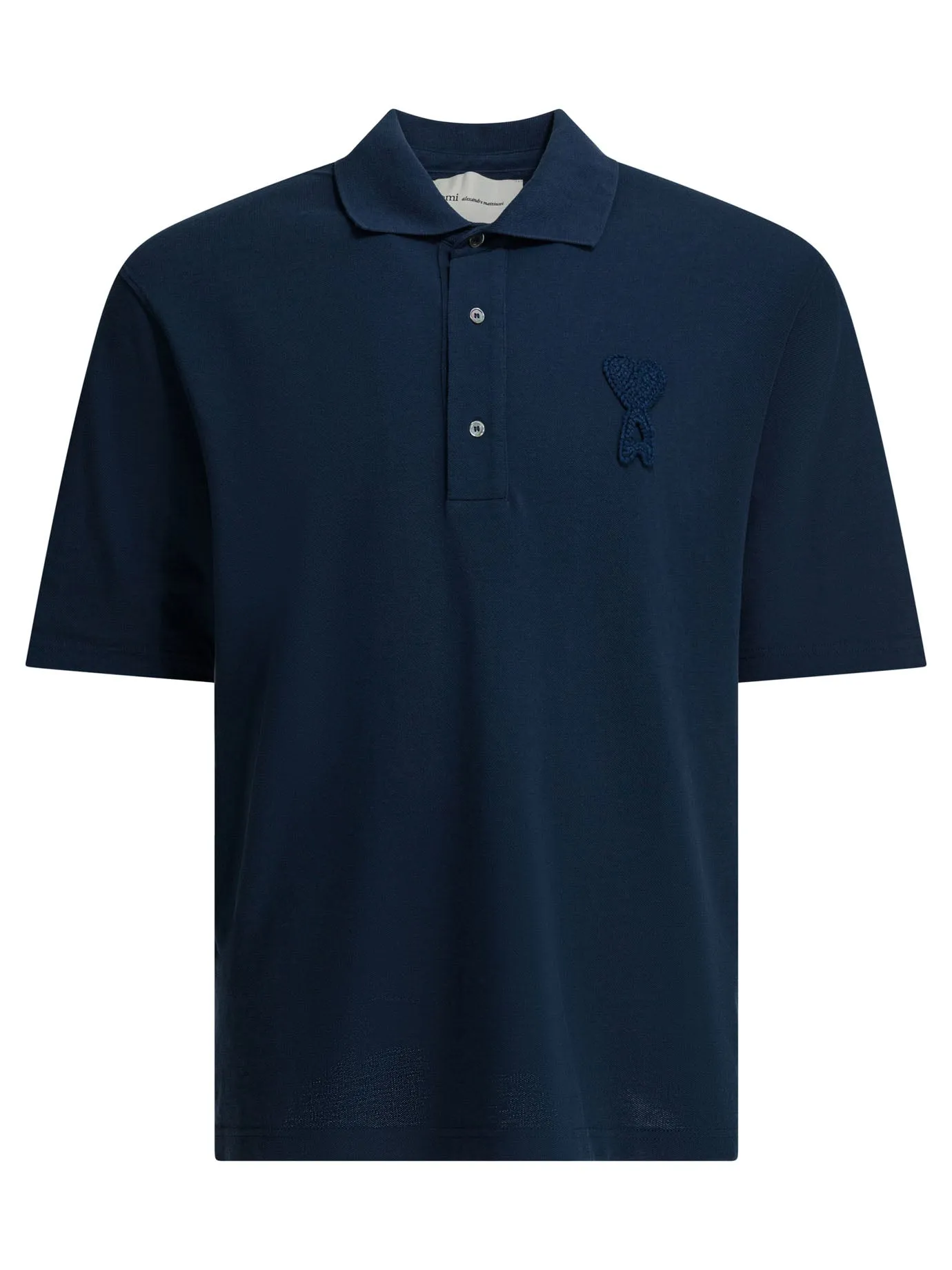 Polo Shirt With Buttons And Logo Polo Shirts Blue sold by Wanan Luxury