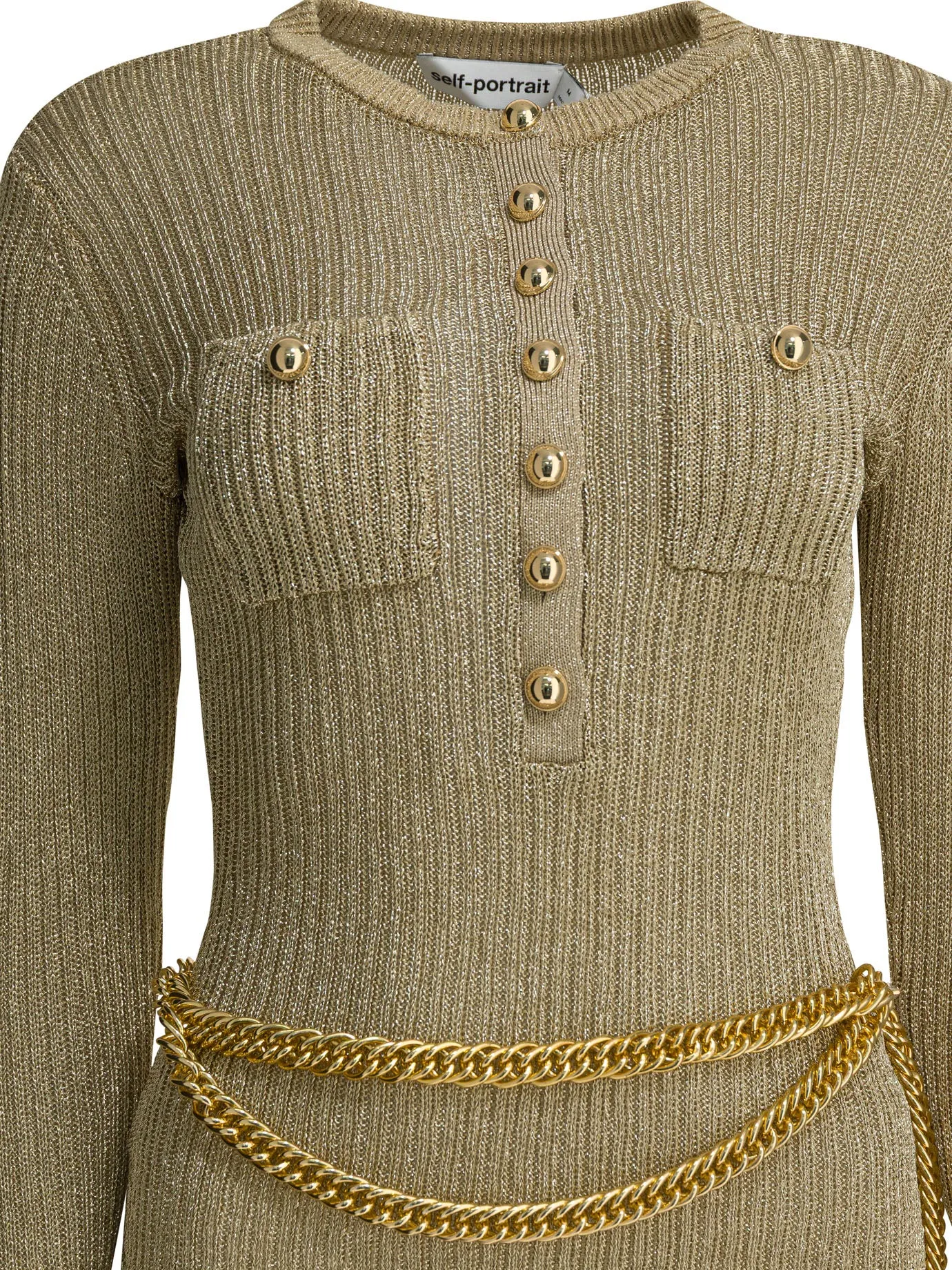 Serafino T-Shirt With Belt T-Shirts Gold sold by Wanan Luxury product image thumbnail 3