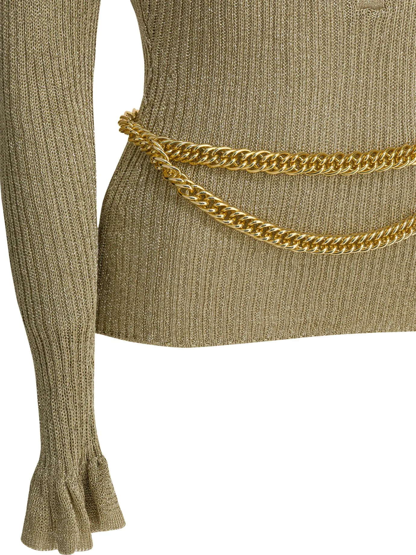 Serafino T-Shirt With Belt T-Shirts Gold sold by Wanan Luxury product image thumbnail 4