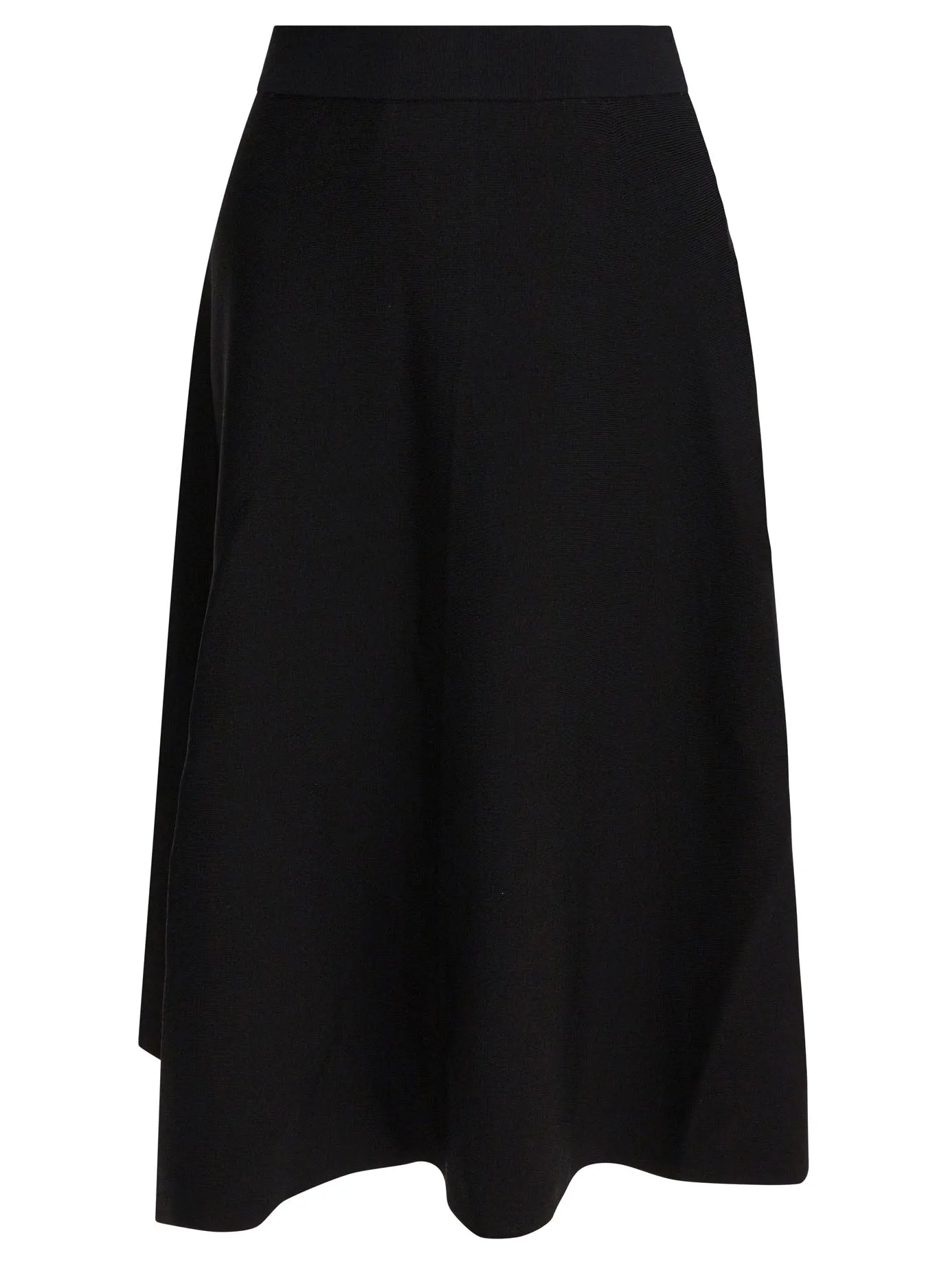 Flared Midi Skirt Skirts Black sold by Wanan Luxury