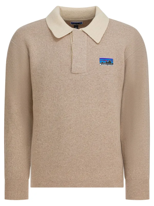 Recycled Wool-Blend Regby Knitwear Beige made by Patagonia