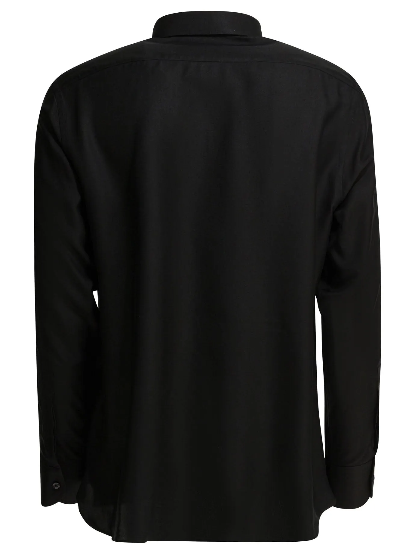 Drapy Twill Shirts Black sold by Wanan Luxury product image thumbnail 2
