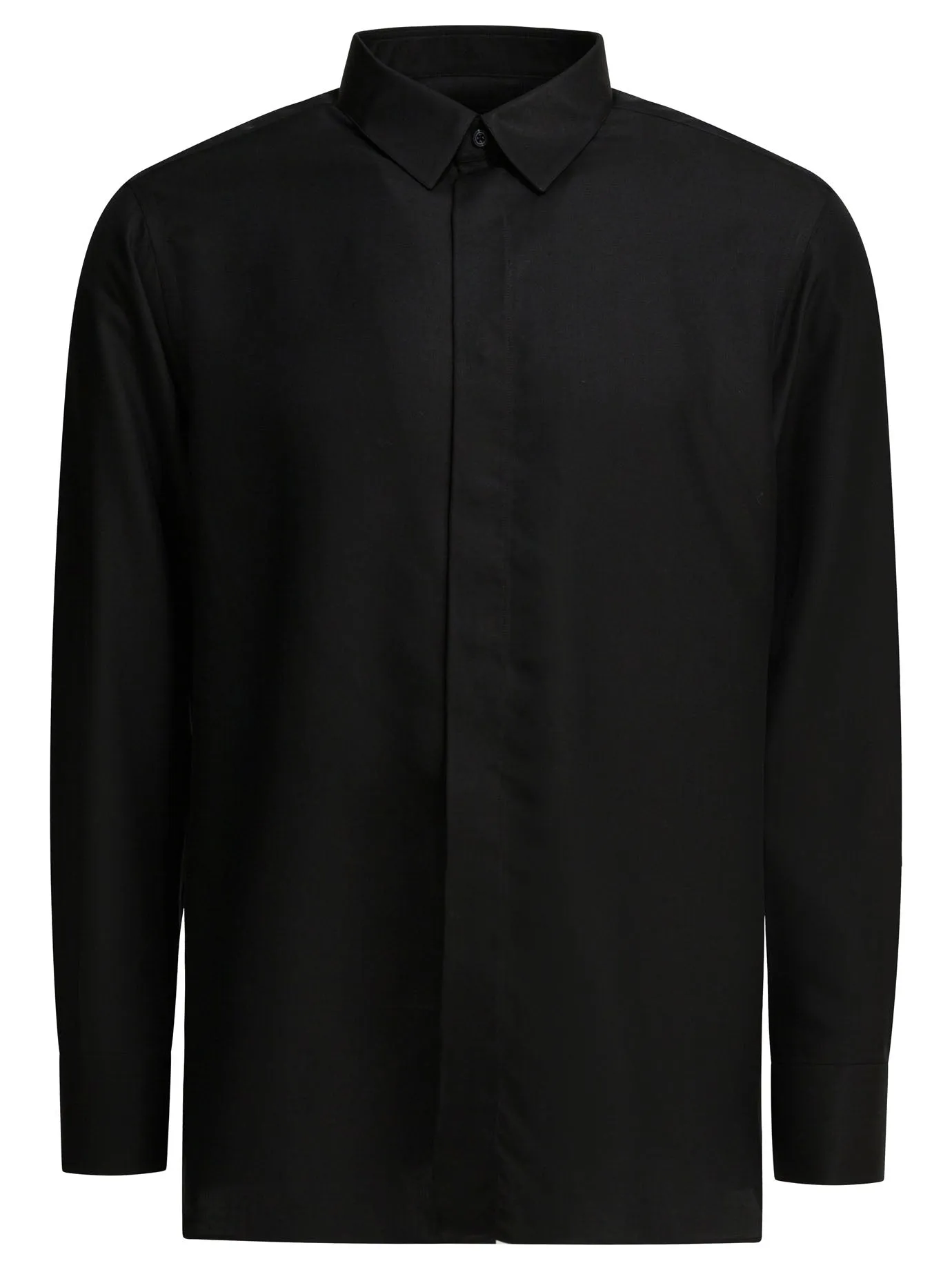 Drapy Twill Shirts Black sold by Wanan Luxury