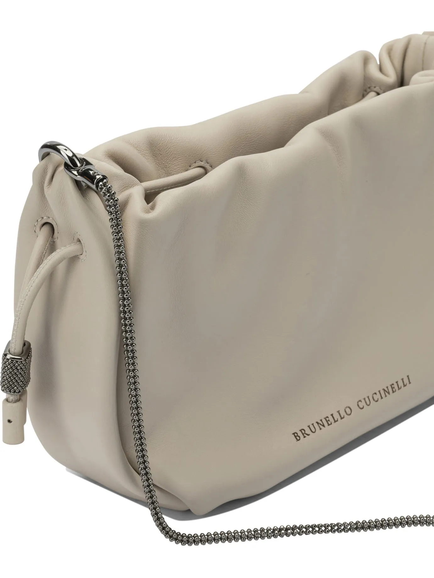 Bucket Mellow Crossbody Bags Beige sold by Wanan Luxury product image thumbnail 4
