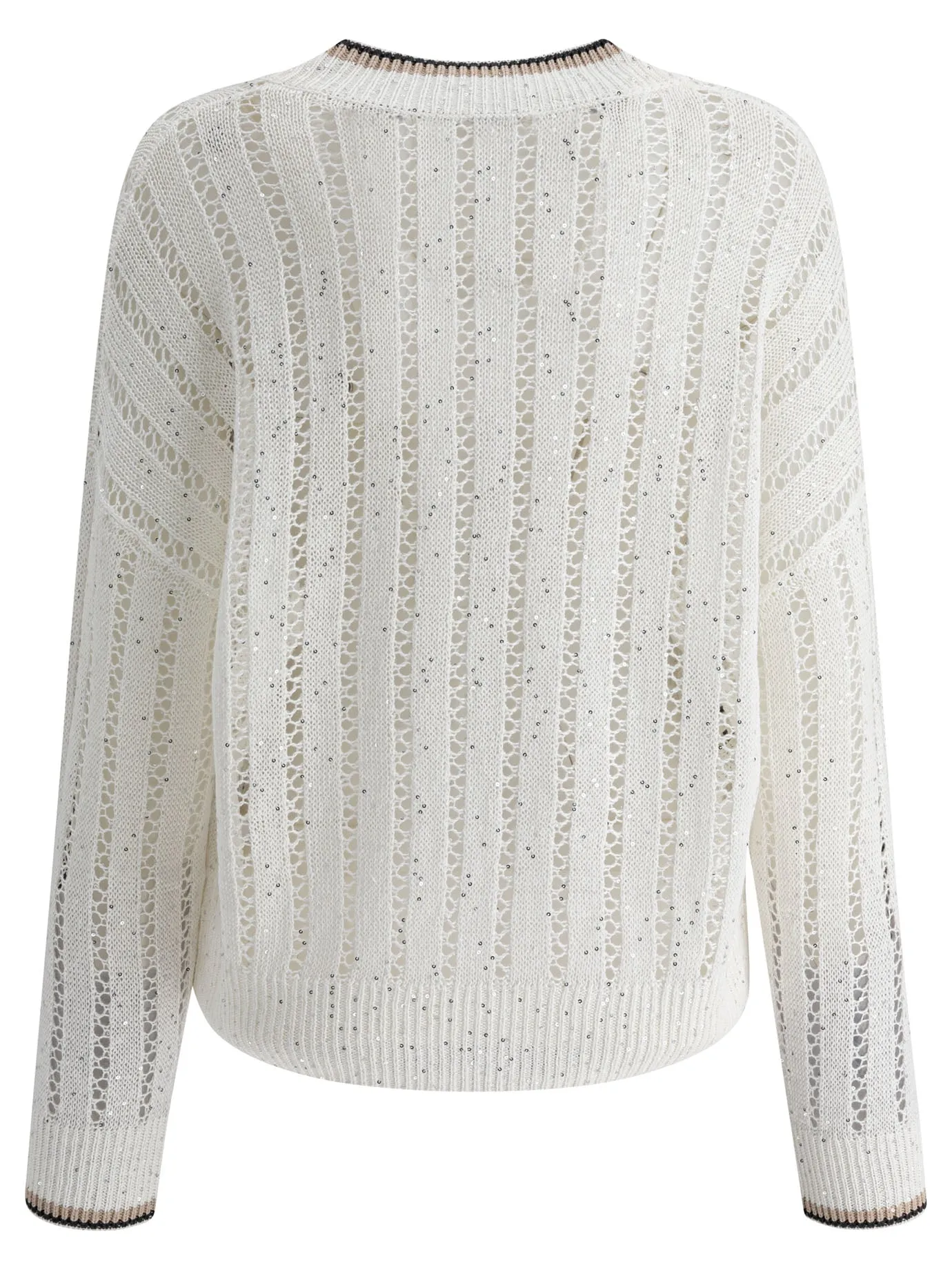 Daxxling Ribbed Net Knitwear White sold by Wanan Luxury product image thumbnail 2