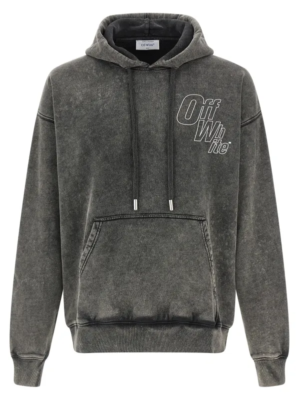 Outline Arrow Skate Sweatshirt Gray sold by Wanan Luxury