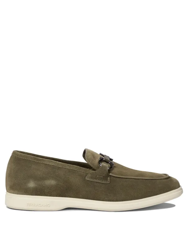 Loafers & Slippers Green made by Salvatore Ferragamo