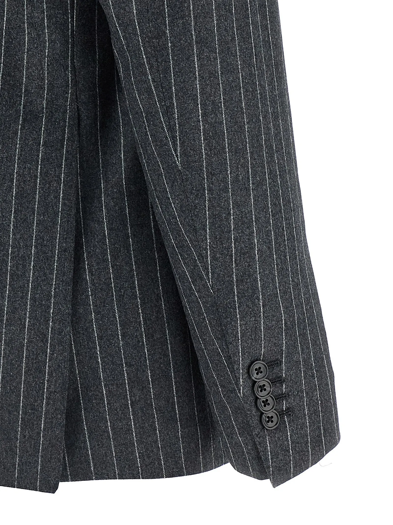 Pinstriped Dress Suits Gray sold by Wanan Luxury product image thumbnail 3
