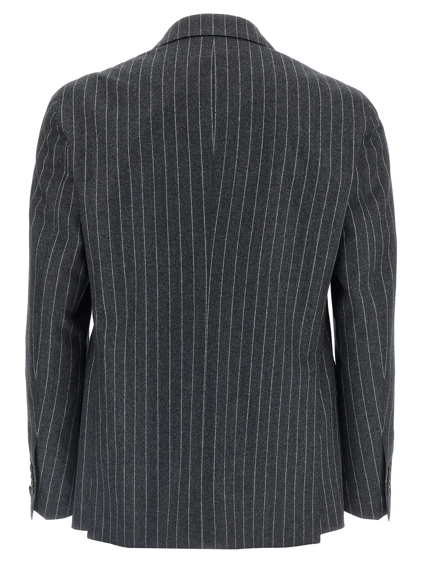 Pinstriped Dress Suits Gray sold by Wanan Luxury product image thumbnail 2