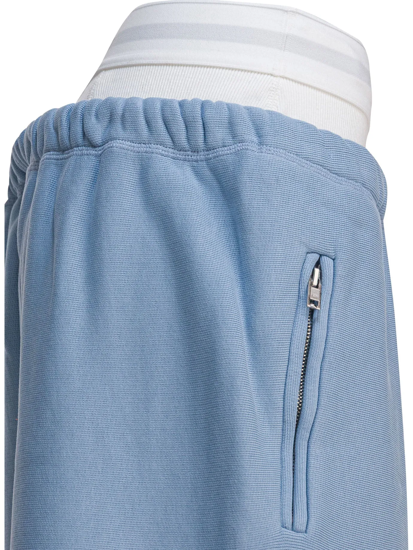 Wide Leg Sweatpant W/ Logo Elastic Exposed Brief Trousers Blue sold by Wanan Luxury product image thumbnail 4