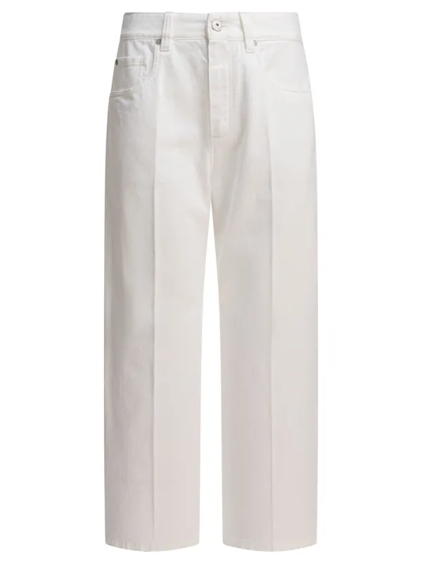 Contemporary Square Jeans White sold by Wanan Luxury