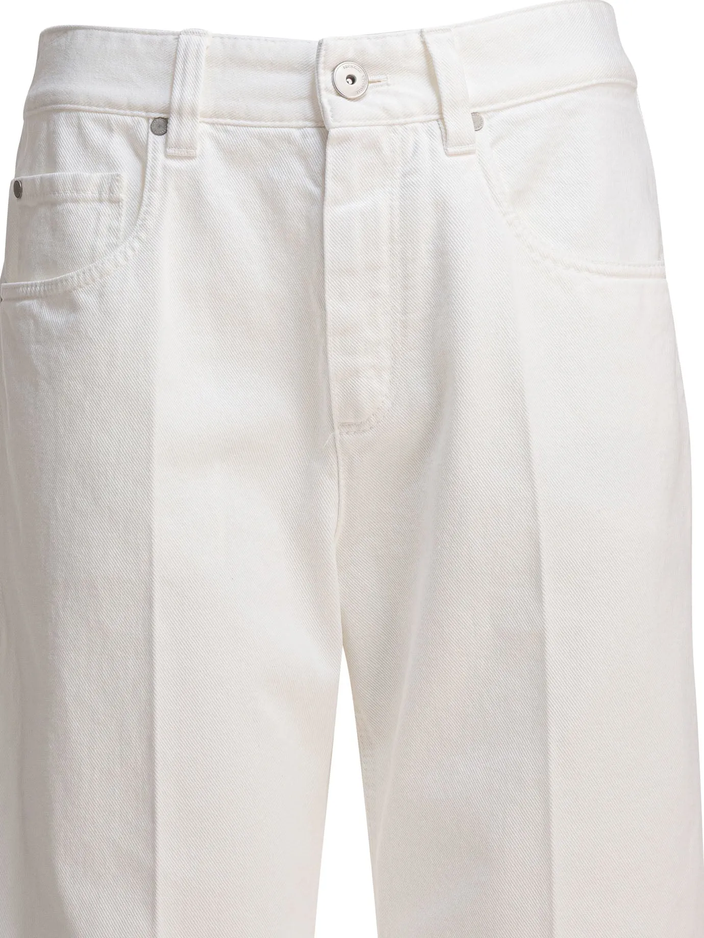 Contemporary Square Jeans White sold by Wanan Luxury product image thumbnail 3