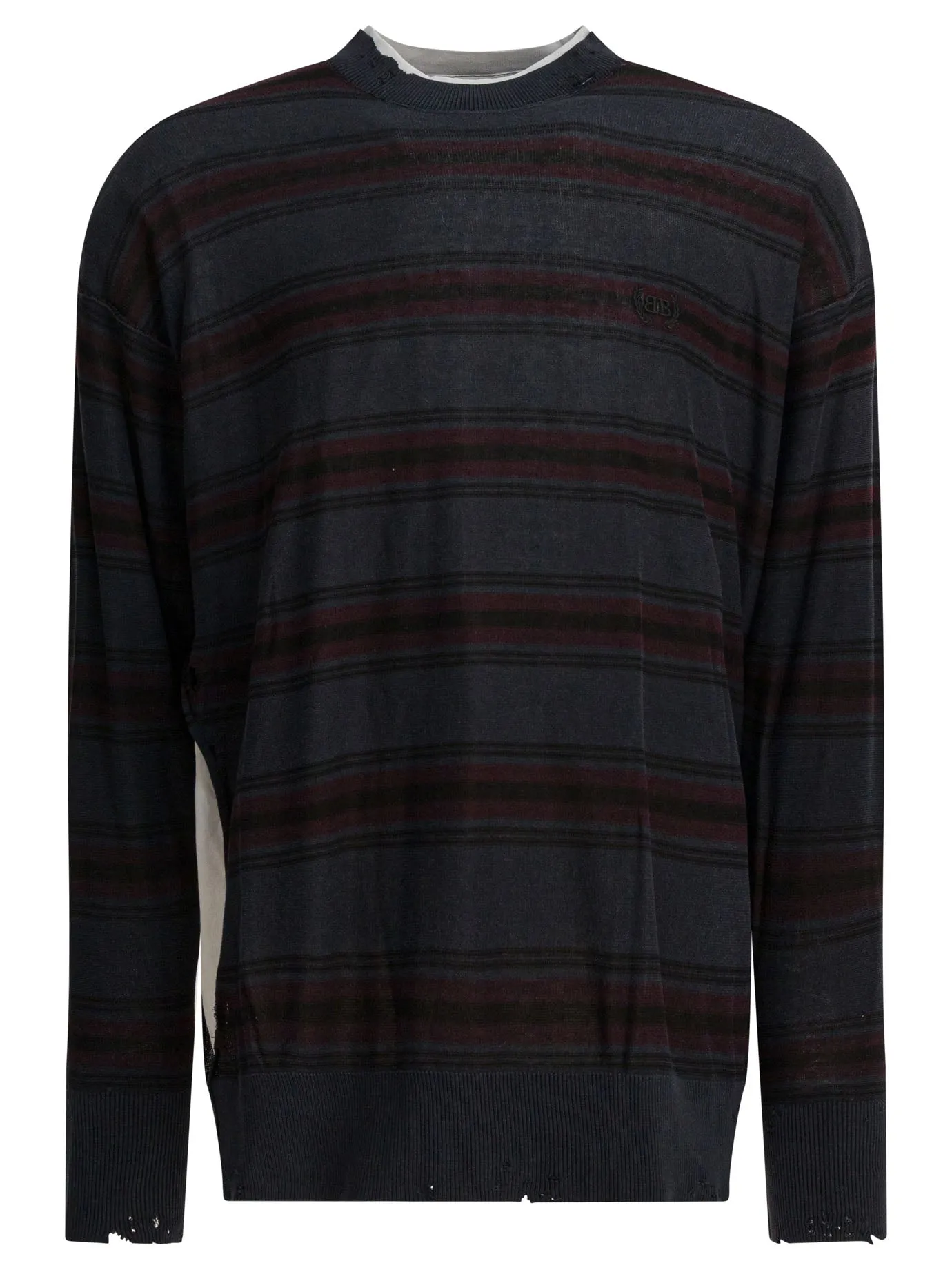 Layered Knitting Tops Black sold by Wanan Luxury