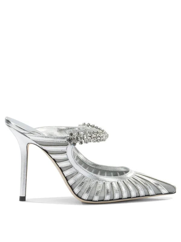 Bing Heeled Shoes Silver made by Jimmy Choo