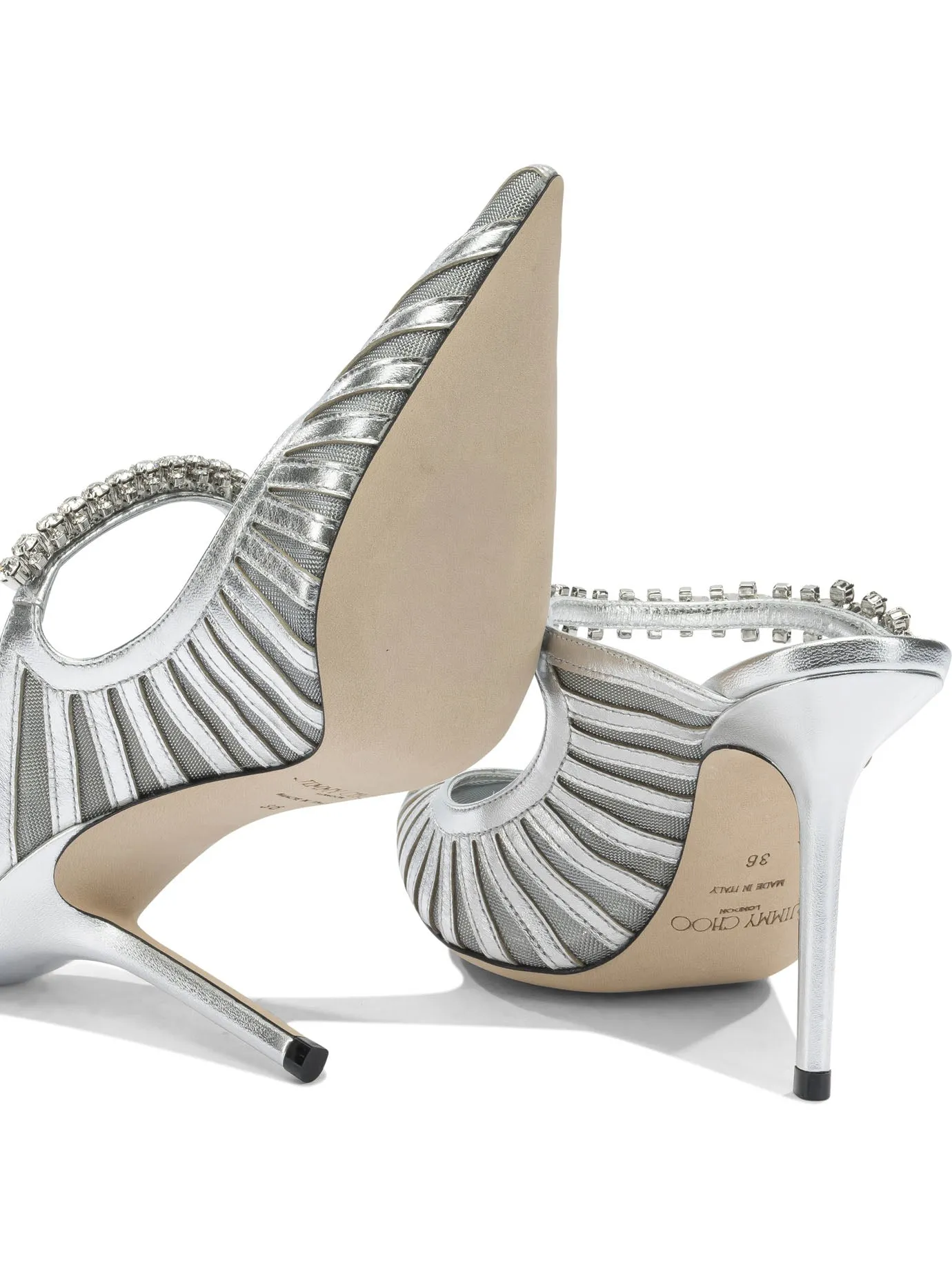 Bing Heeled Shoes Silver sold by Wanan Luxury product image thumbnail 5