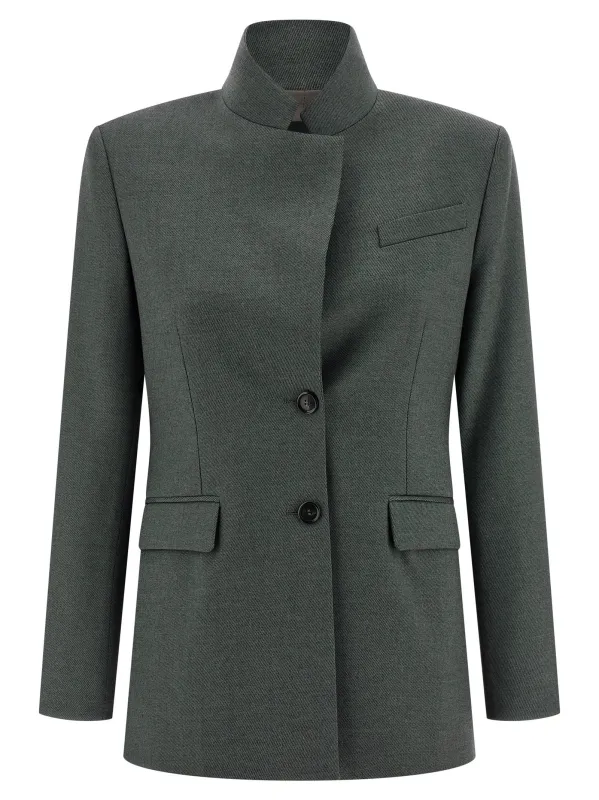 Fausta Blazers Green sold by Wanan Luxury