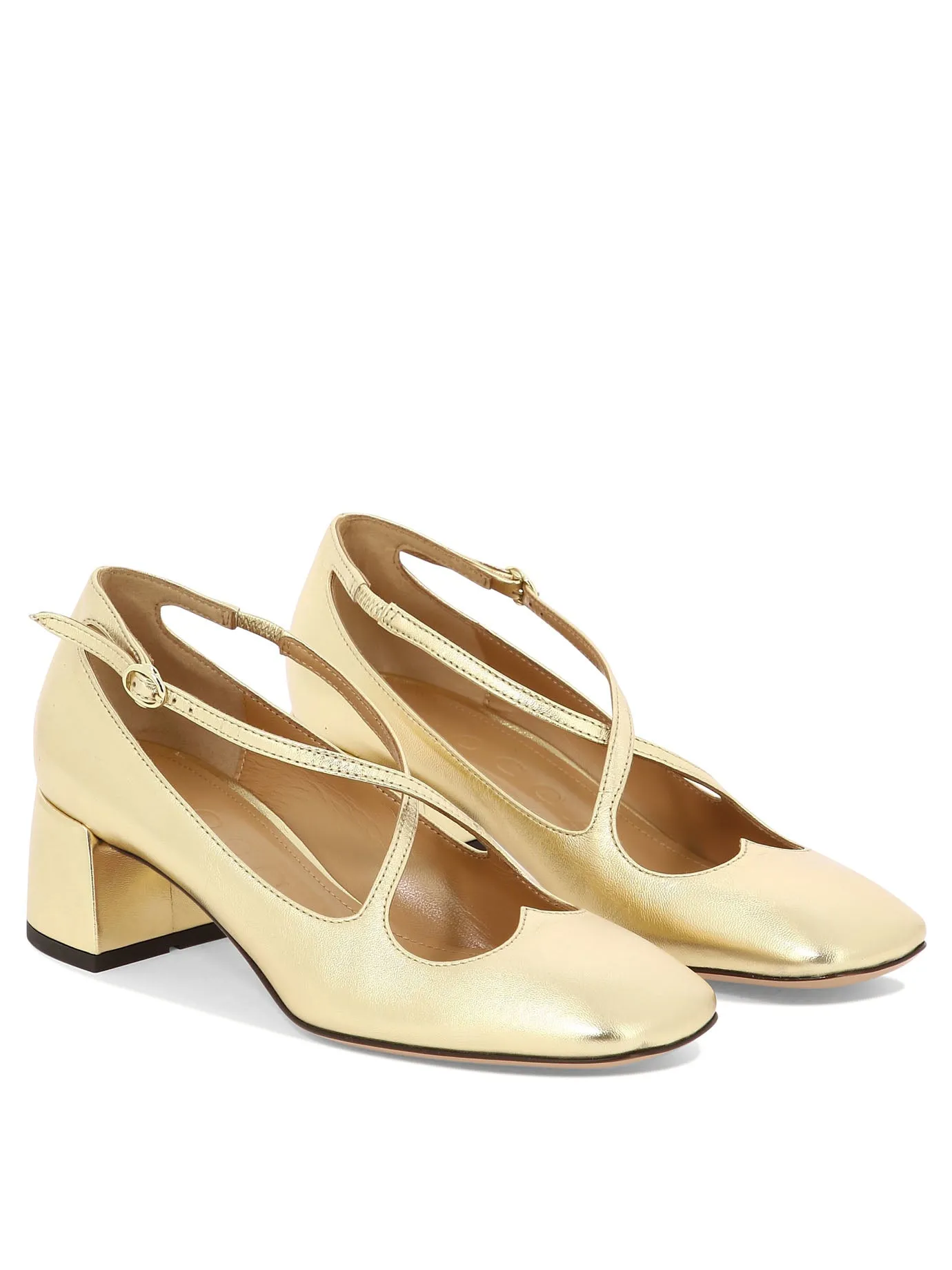 Pump Two For Love Heeled Shoes Gold sold by Wanan Luxury product image thumbnail 2