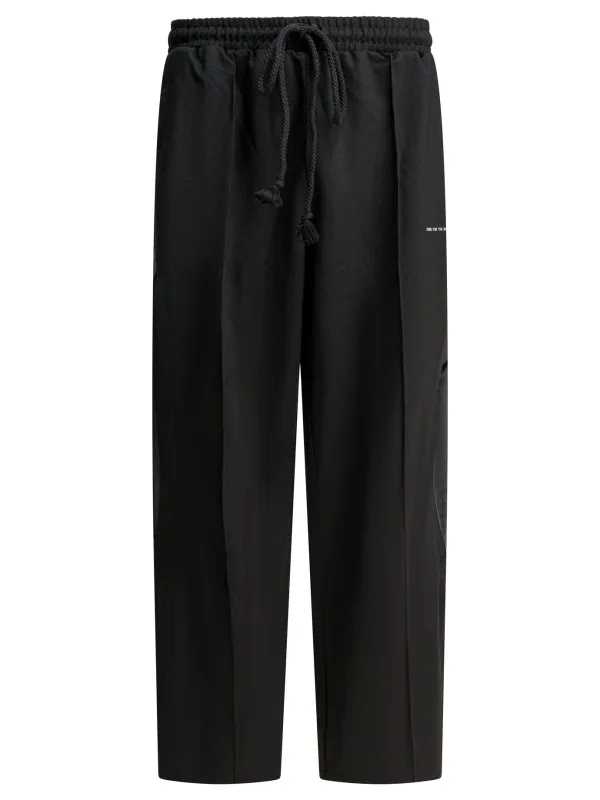 Song For The Mute Adi006 Trousers Black sold by Wanan Luxury