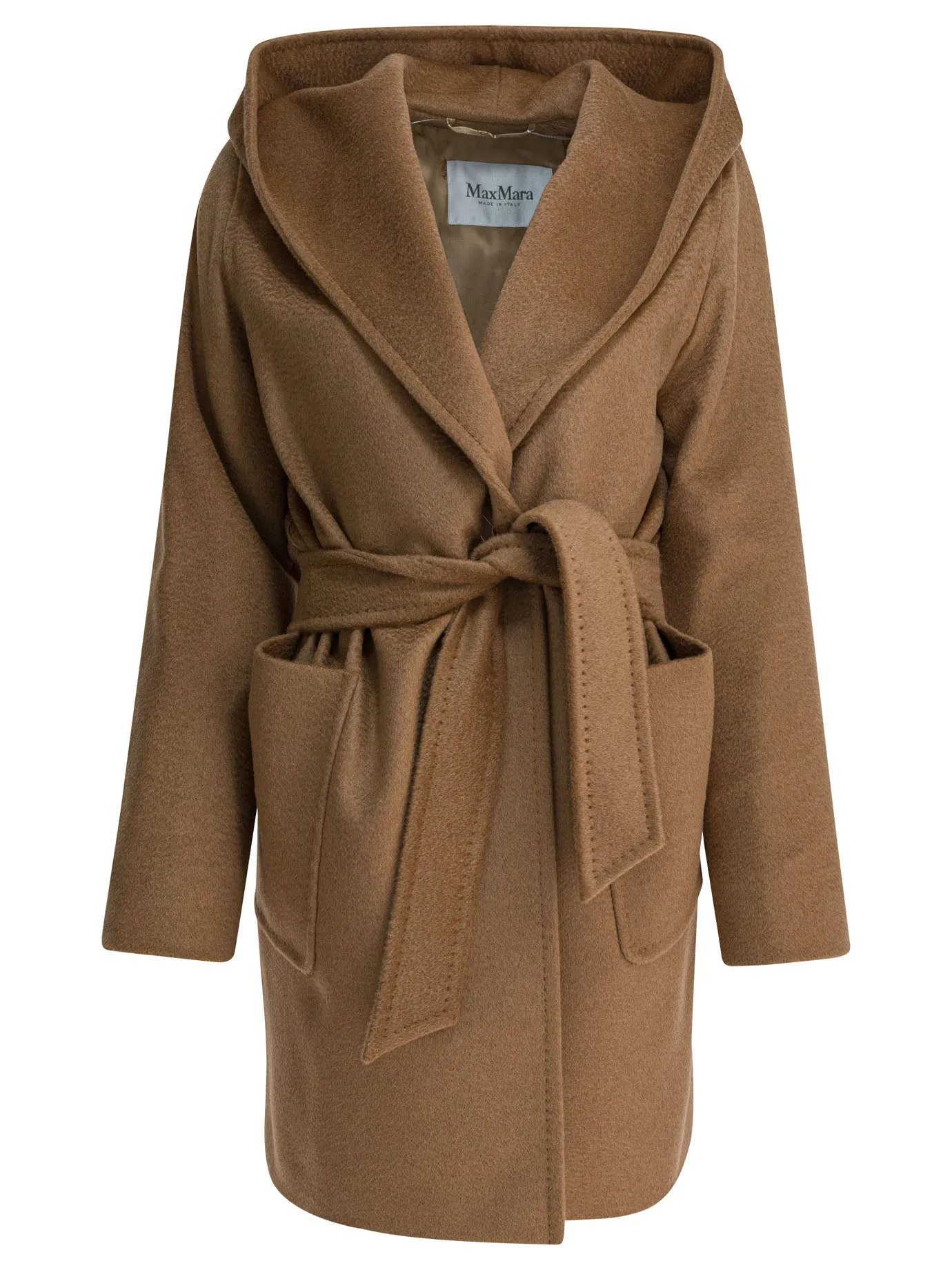 Camel Long Coat Jackets And Coats Brown sold by Wanan Luxury