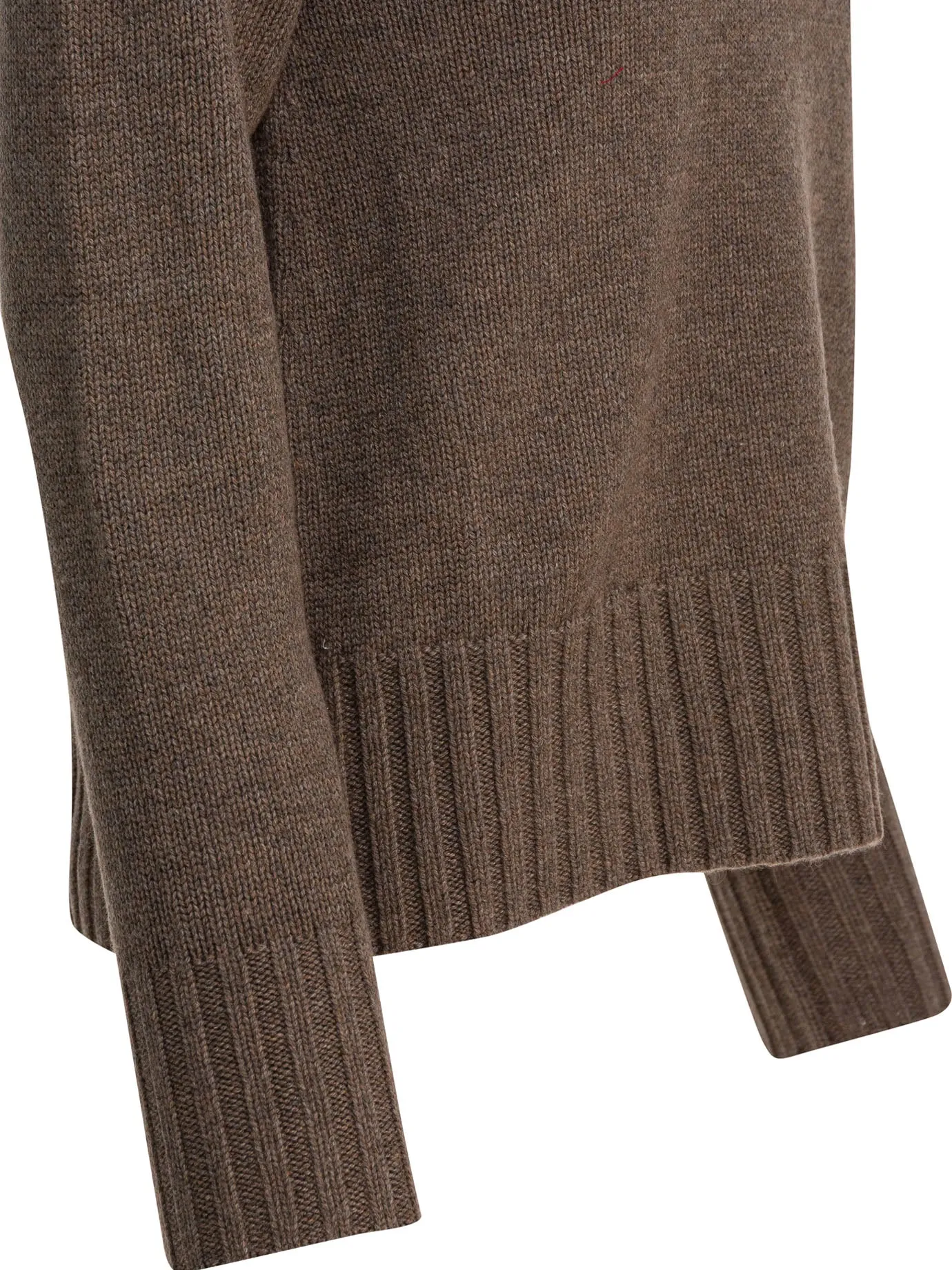 Wool And Cashmere Turtleneck Sweater Knitwear Brown sold by Wanan Luxury product image thumbnail 4
