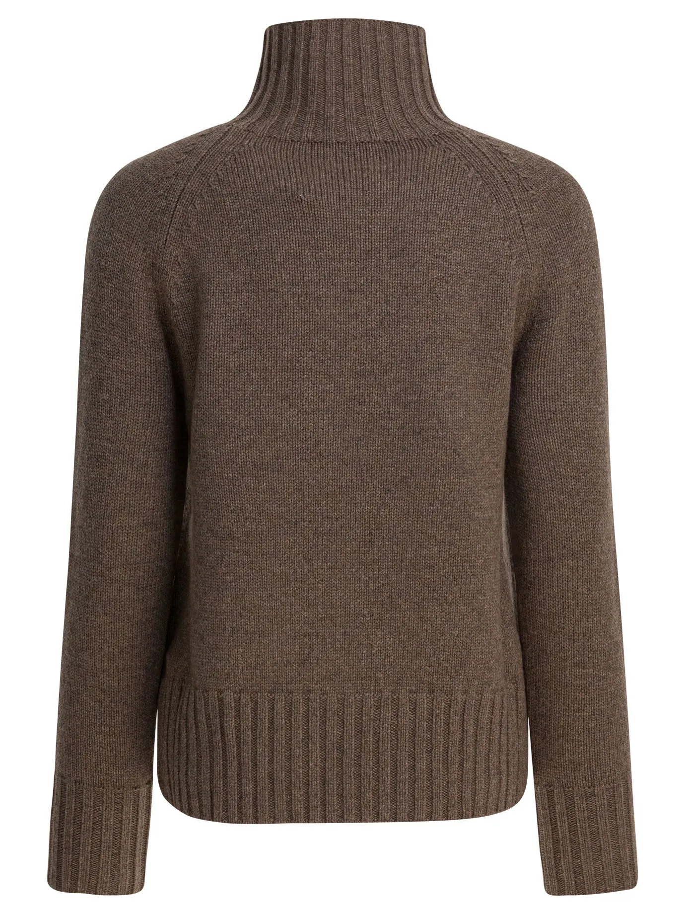 Wool And Cashmere Turtleneck Sweater Knitwear Brown sold by Wanan Luxury product image thumbnail 2