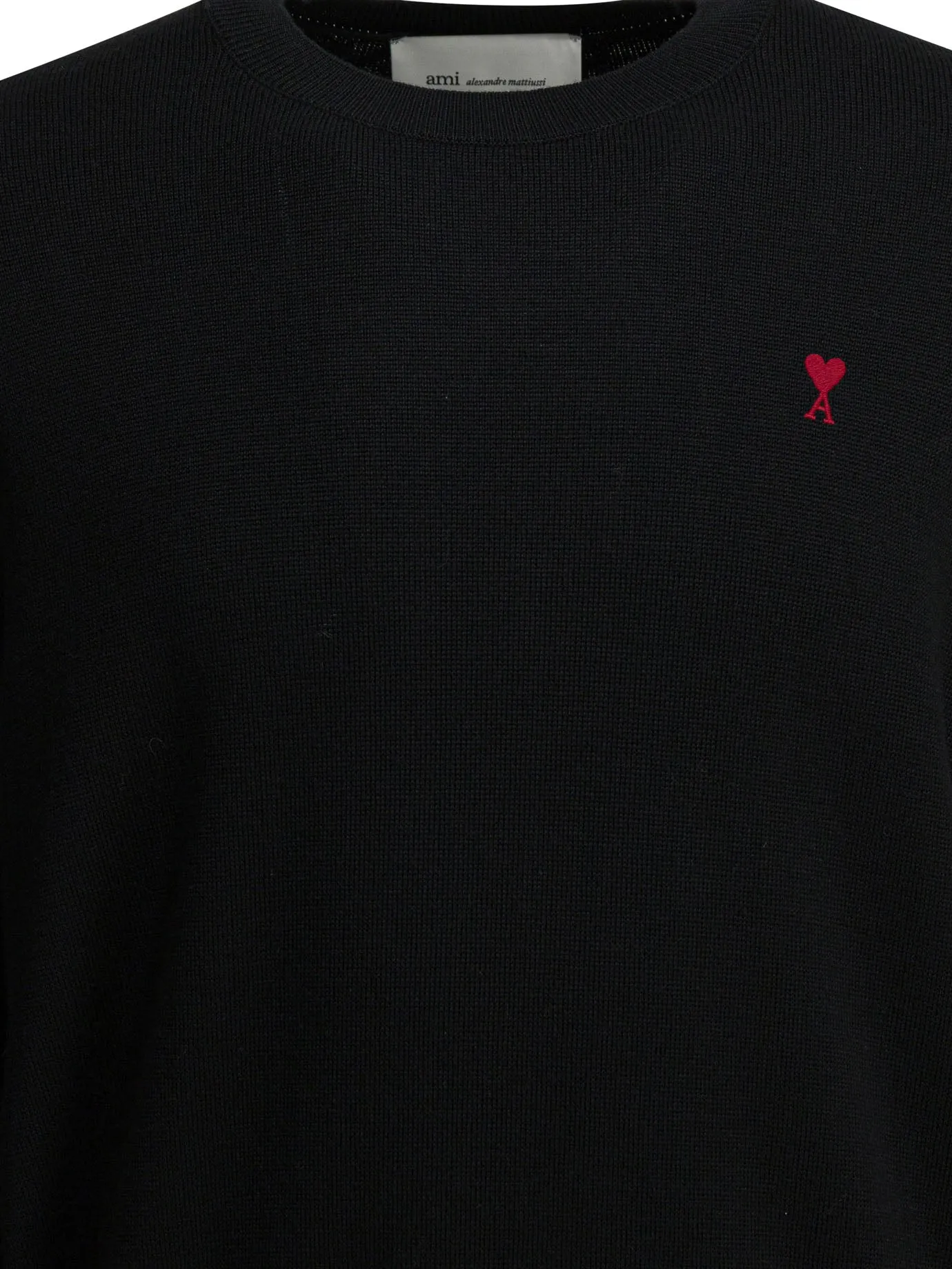 Crew-Neck Sweater With Logo Knitwear Black sold by Wanan Luxury product image thumbnail 3