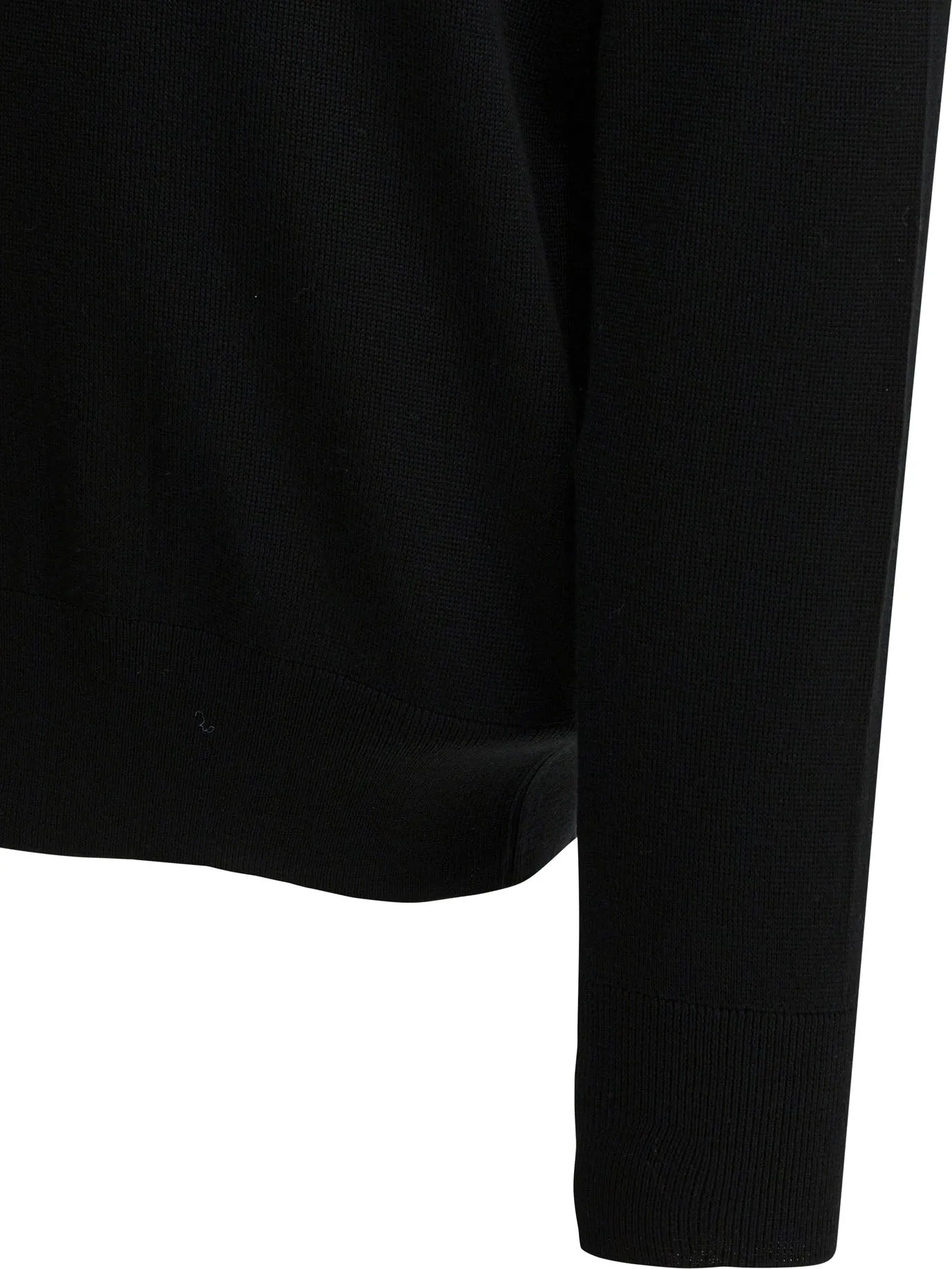 Crew-Neck Sweater With Logo Knitwear Black sold by Wanan Luxury product image thumbnail 4