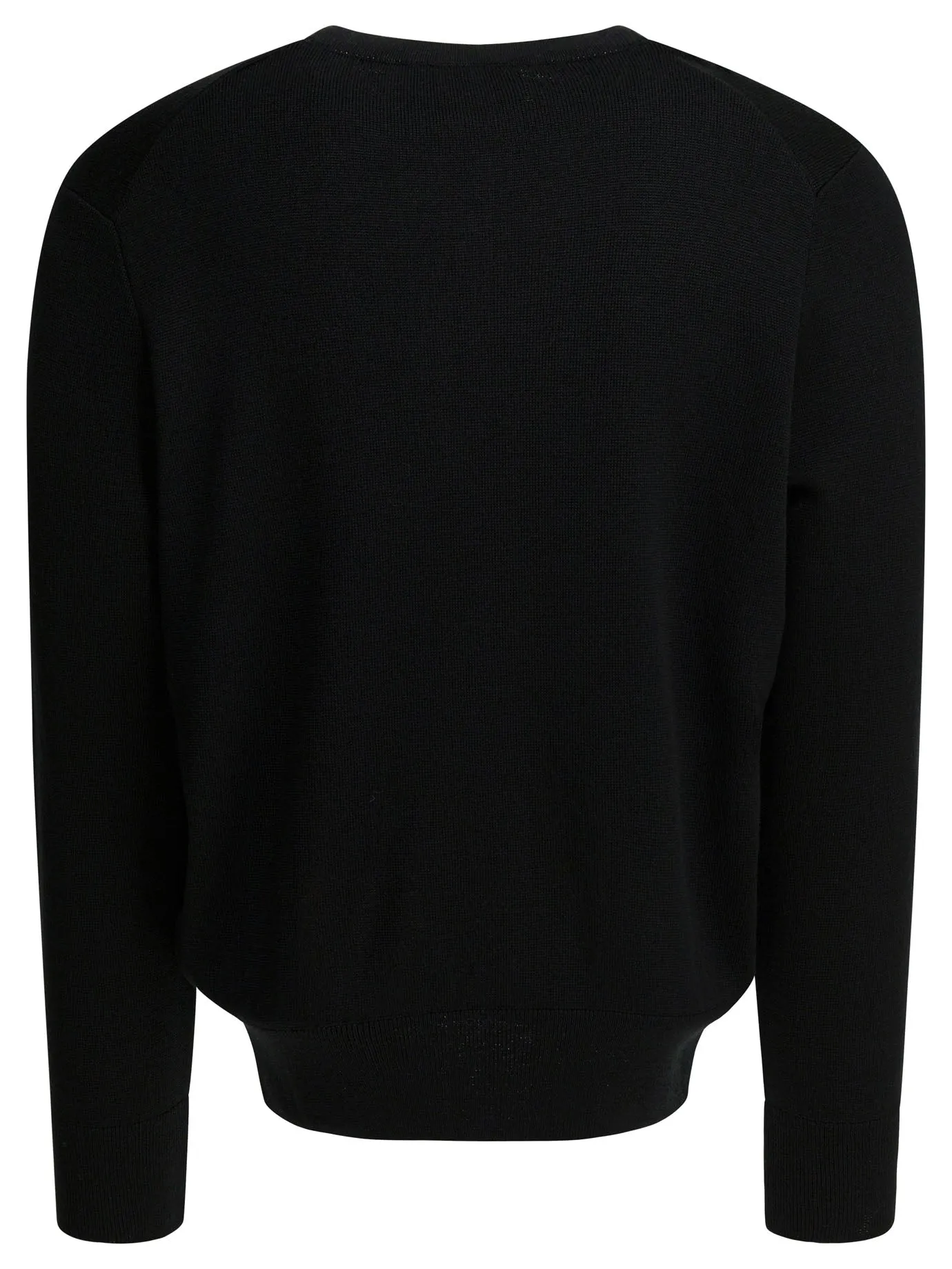 Crew-Neck Sweater With Logo Knitwear Black sold by Wanan Luxury product image thumbnail 2