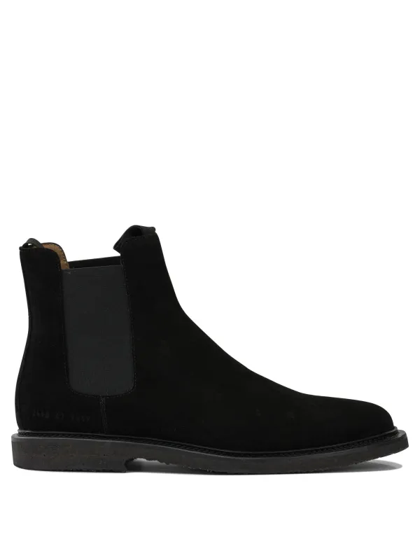 Suede Chelsea Ankle Boots Boots And Ankle Boots Black made by Common Projects