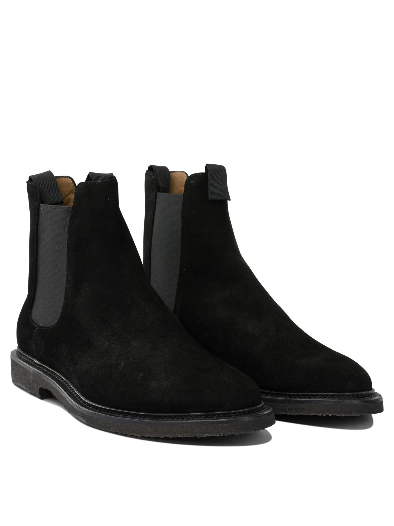 Suede Chelsea Ankle Boots Boots And Ankle Boots Black sold by Wanan Luxury product image thumbnail 2