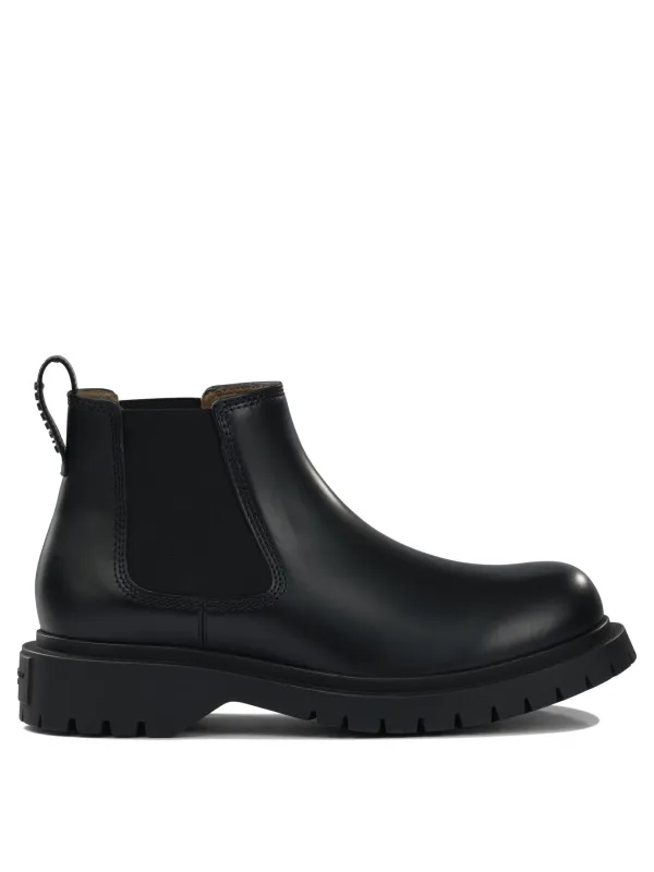 Leather Chelsea Ankle Boots Boots And Ankle Boots Black made by Givenchy