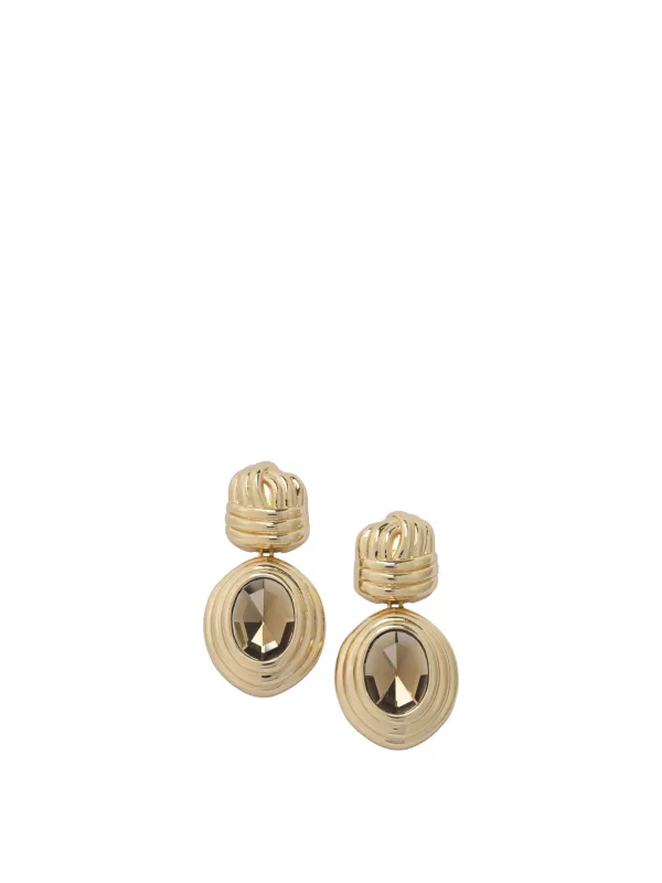 Amber Earrings Jewels Gold sold by Wanan Luxury