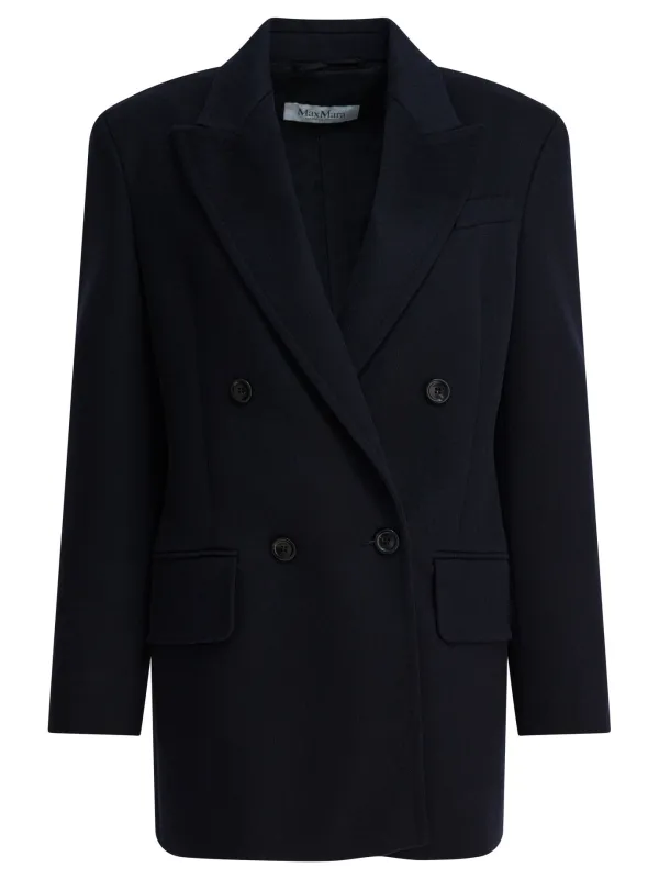 Olympia Jackets And Coats Blue made by MaxMara