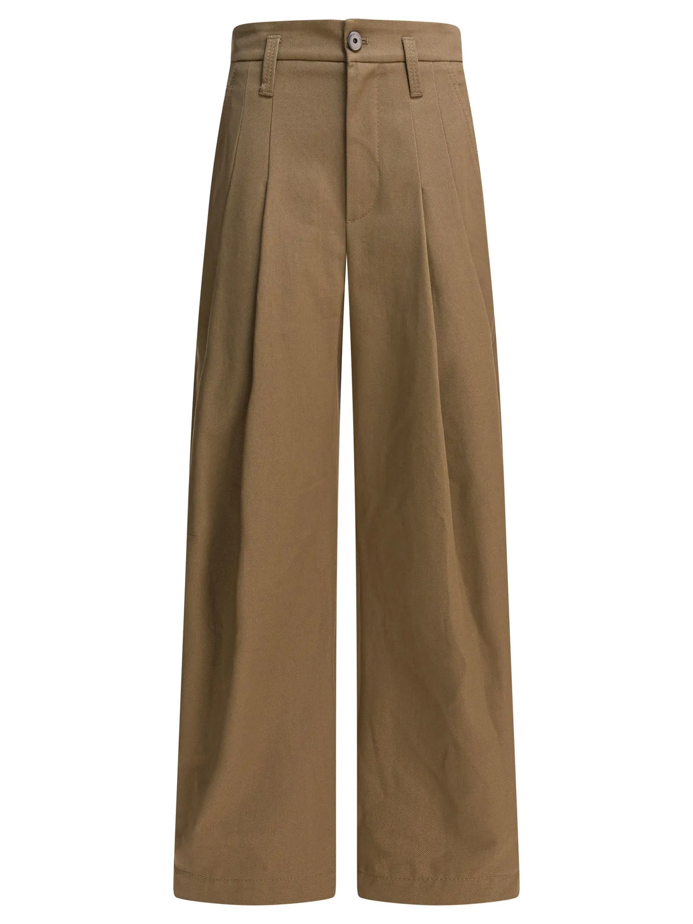 Baggy Trousers Brown sold by Wanan Luxury