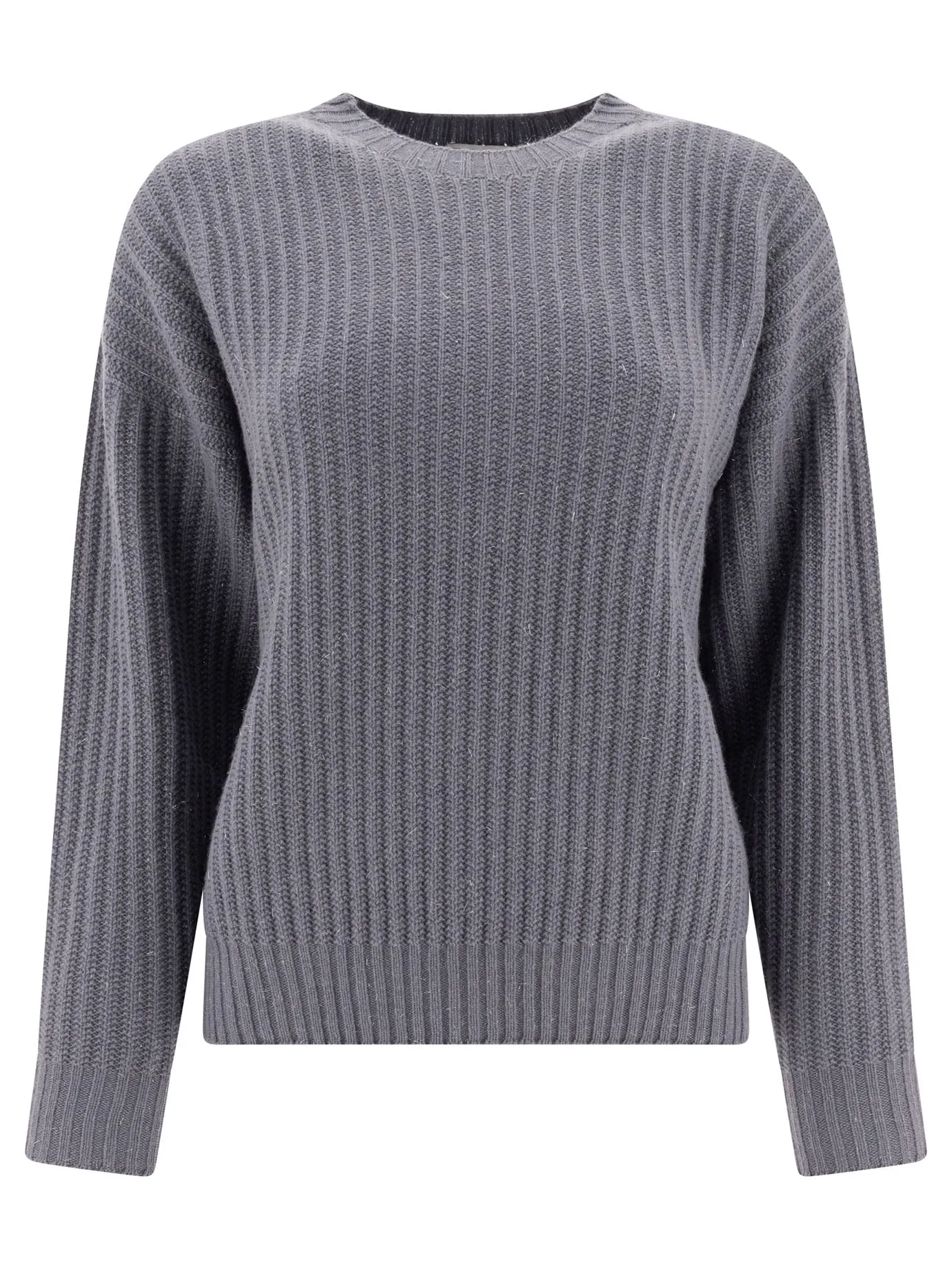 Lamé Sweater Knitwear Grey sold by Wanan Luxury