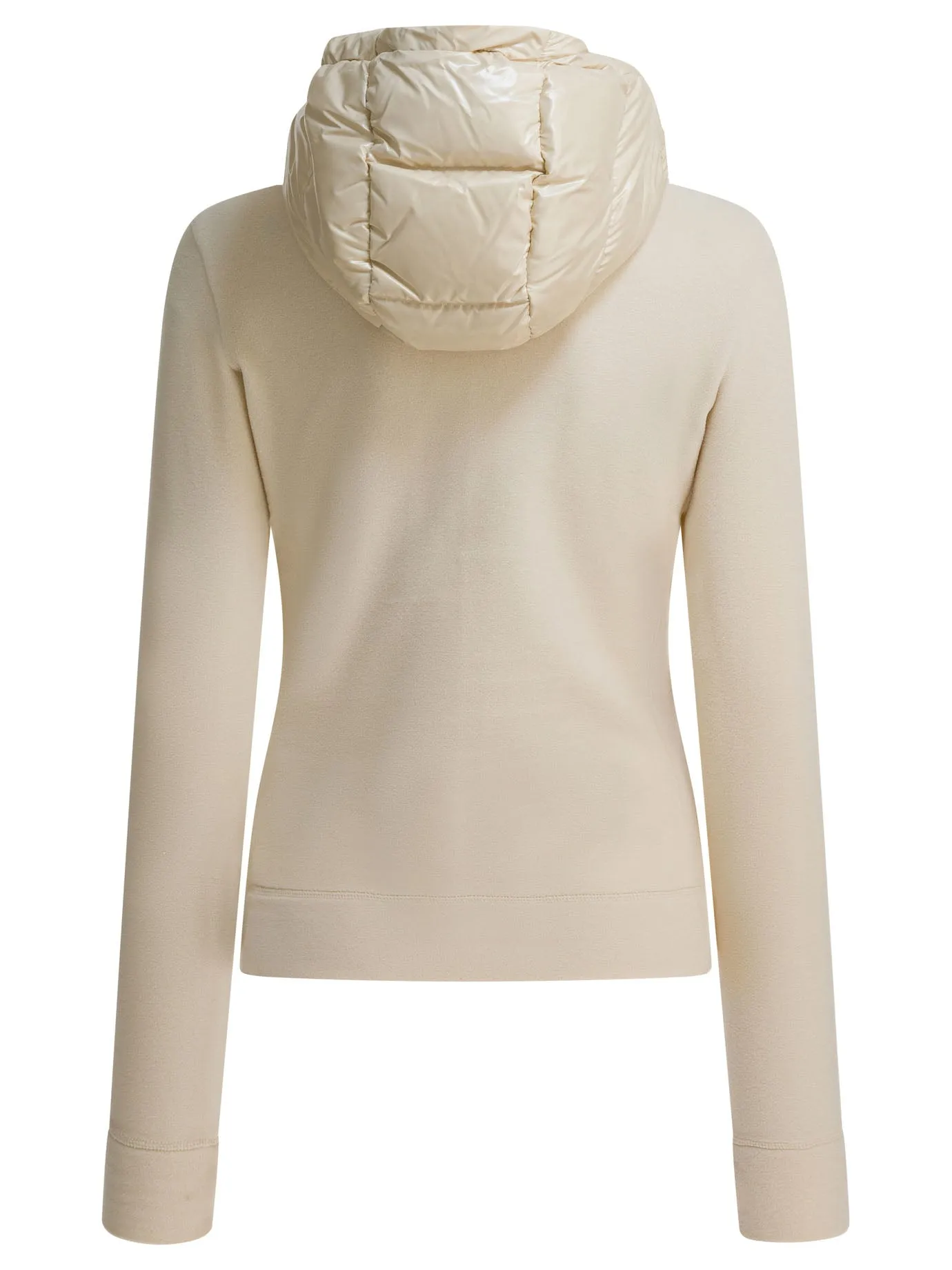 Fleece Sweatshirt With Zipper Sweatshirts Beige sold by Wanan Luxury product image thumbnail 2