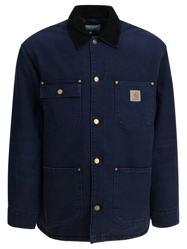 Og Chore Coat Jackets And Coats Blue made by Carhartt WIP