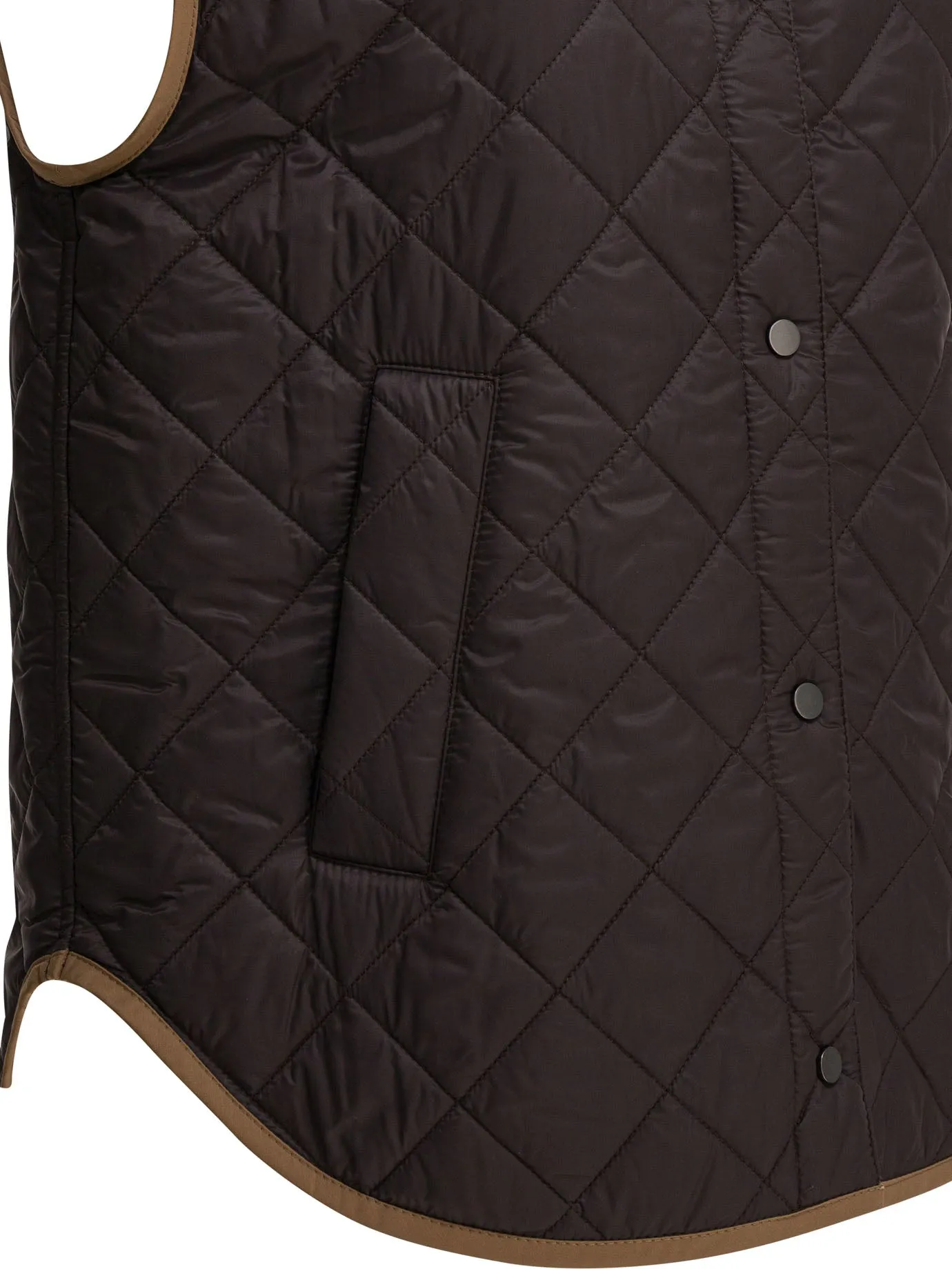 Lightweight Nylon Quilted Sleeveless Jacket Jackets And Coats Black sold by Wanan Luxury product image thumbnail 4