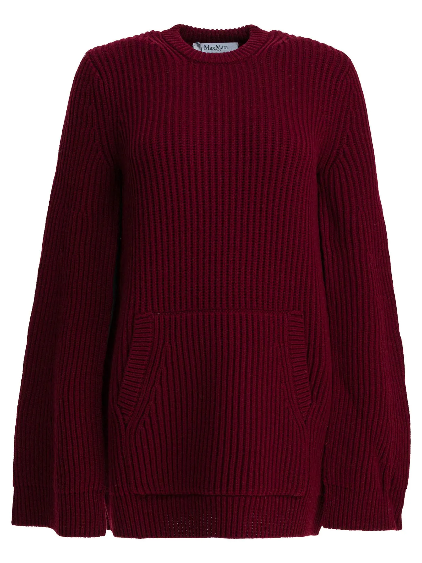 Wool And Cashmere Cape Dress Dresses Bordeaux sold by Wanan Luxury