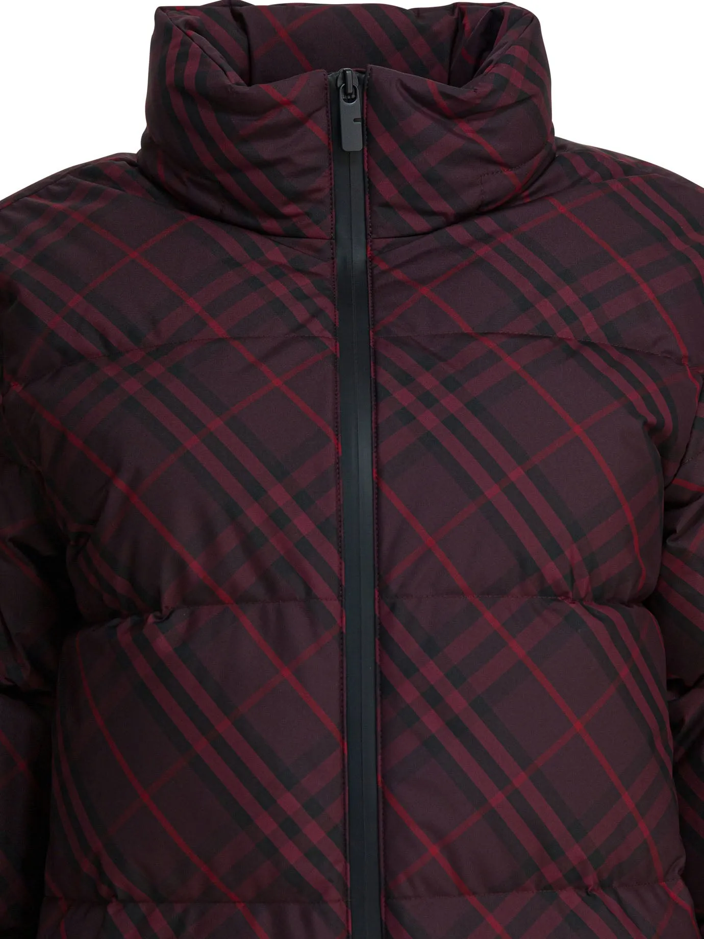 Ambleside Check Jackets And Coats Bordeaux sold by Wanan Luxury product image thumbnail 3