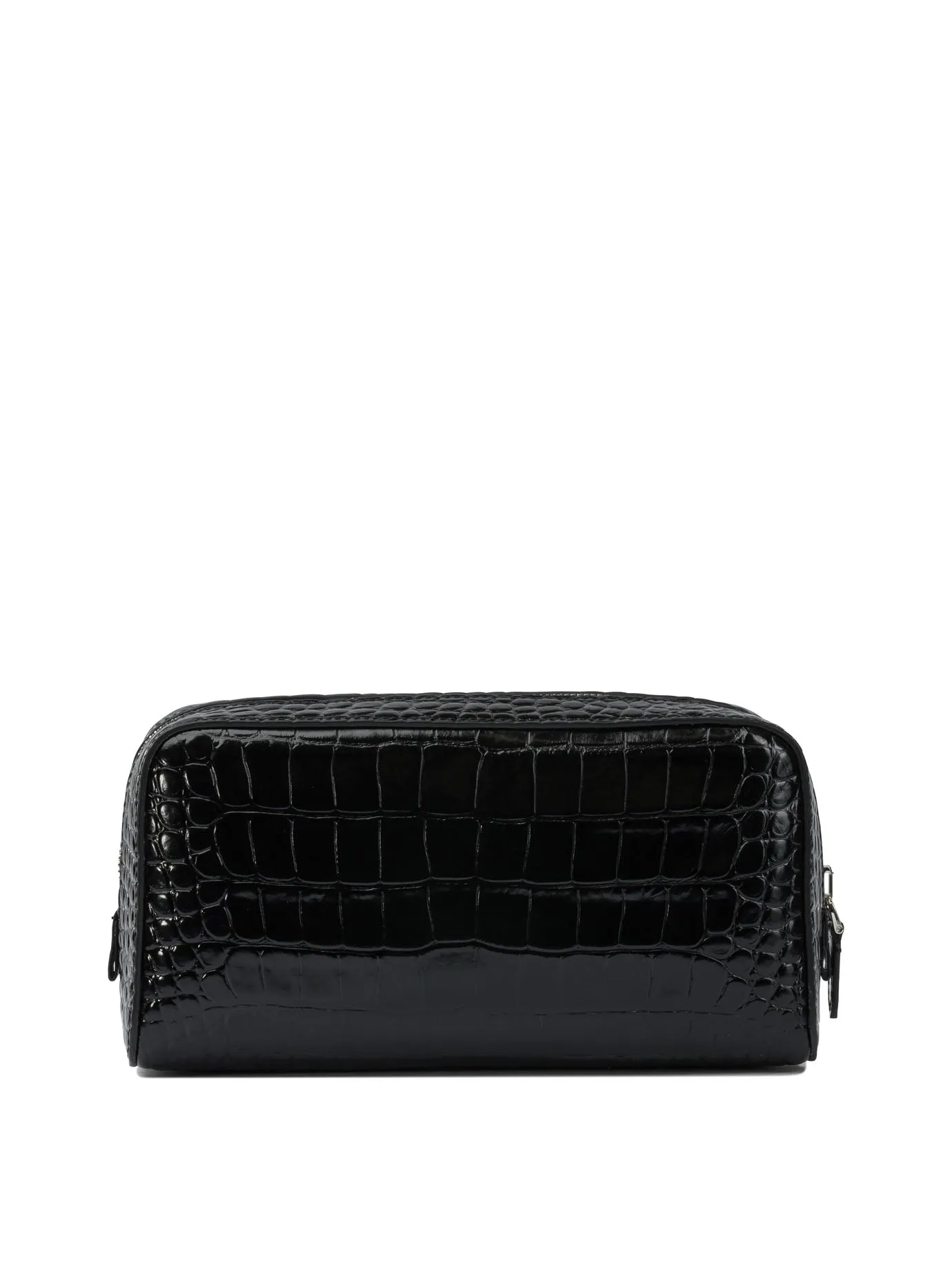 Crocodile Print Leather Beauty Case Clutches Black sold by Wanan Luxury product image thumbnail 3