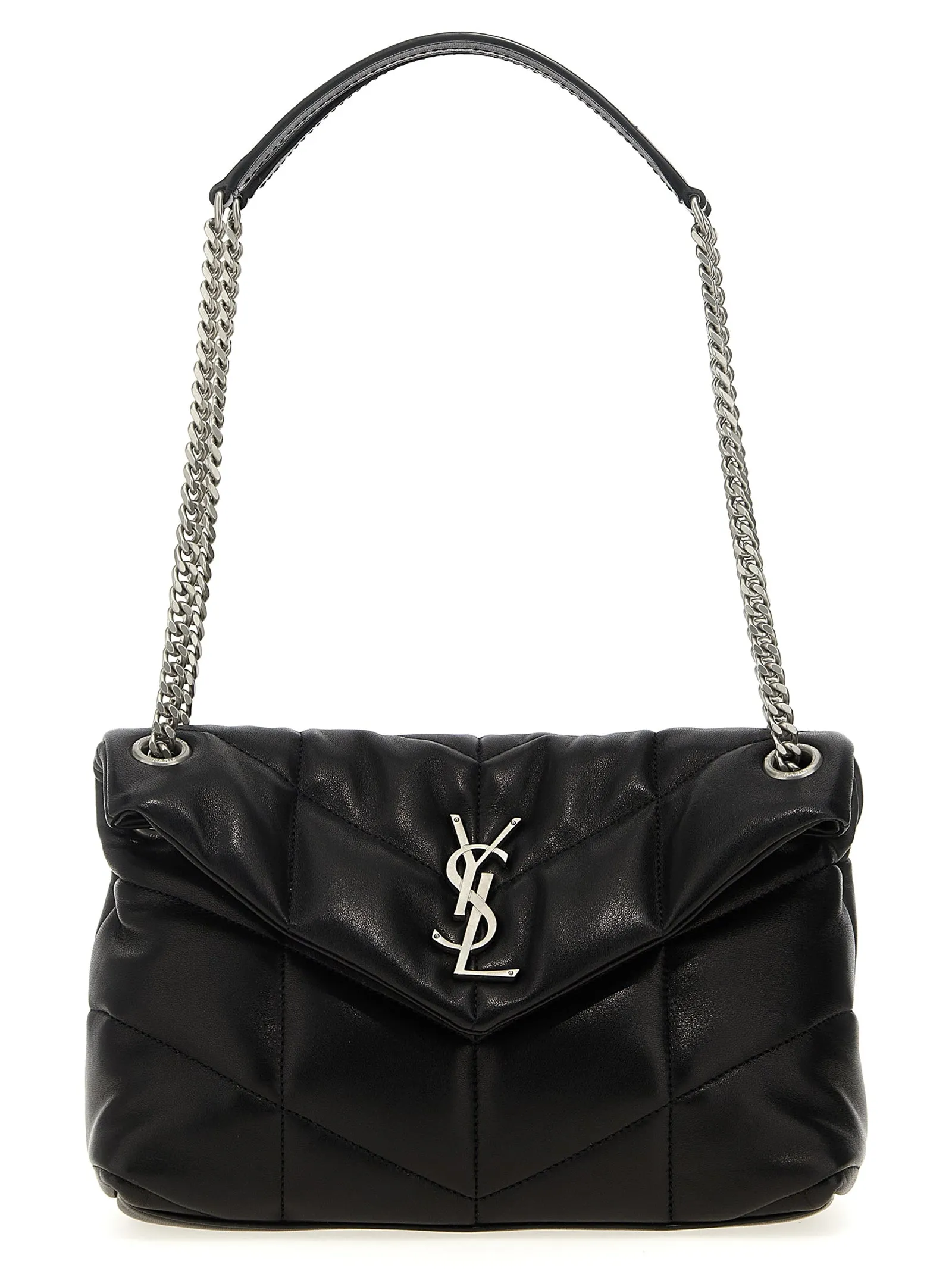 Puffer Lou Lou Shoulder Bags Black sold by Wanan Luxury