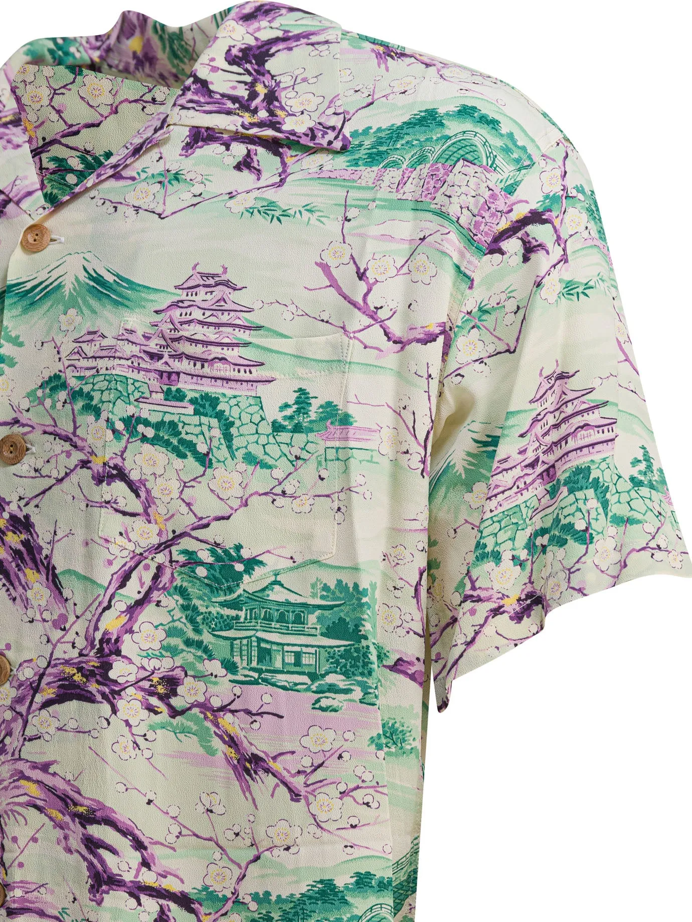 Scenery Of Japan Shirts Green sold by Wanan Luxury product image thumbnail 4
