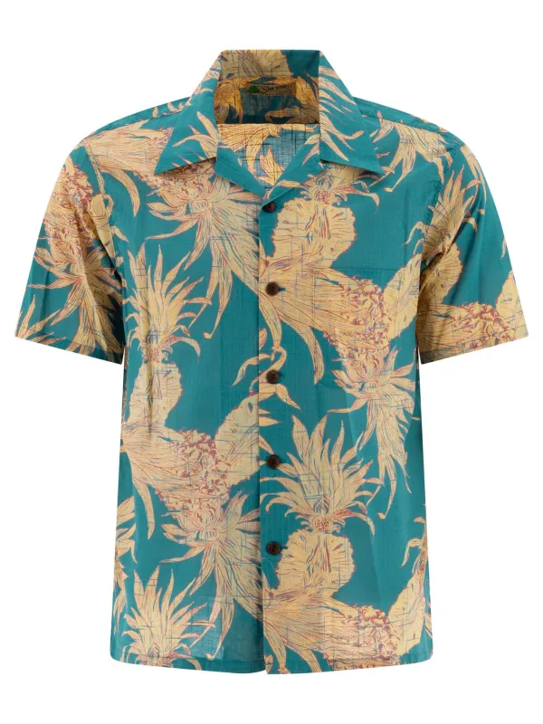 Sun Surf Island Pineapple Shirts Blue sold by Wanan Luxury
