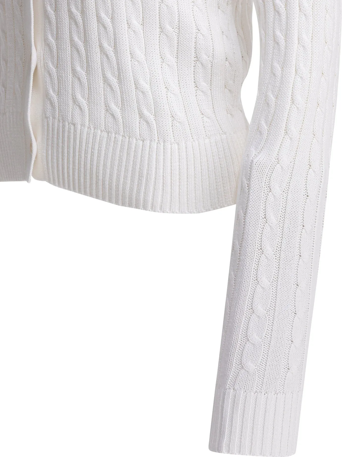 Cardigan With Logo Knitwear White sold by Wanan Luxury product image thumbnail 4