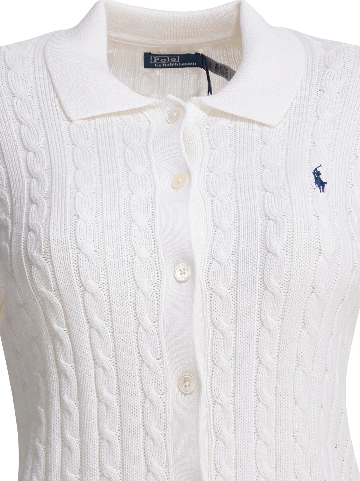 Cardigan With Logo Knitwear White sold by Wanan Luxury product image thumbnail 3