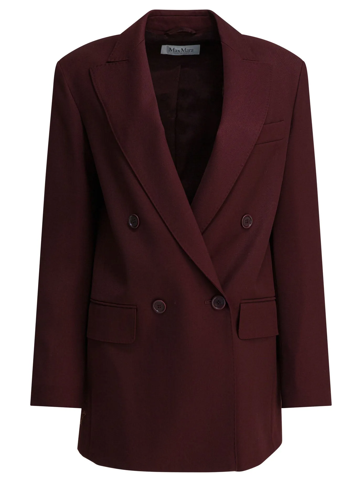 Wool Blazer Jackets And Coats Bordeaux sold by Wanan Luxury