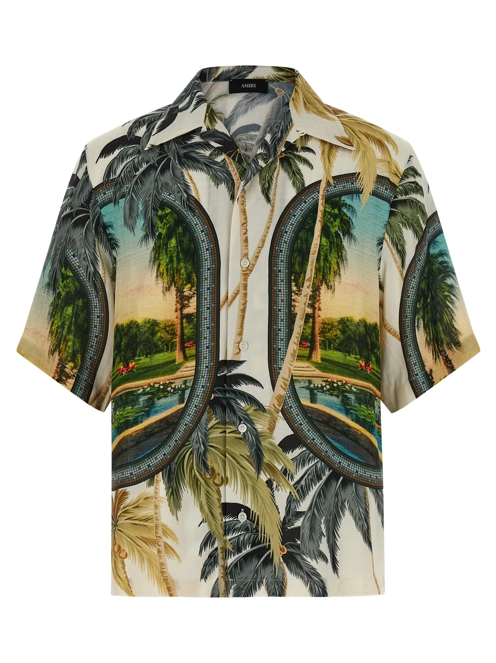 Paradise Bowling Shirt And Blouse Multicolor sold by Wanan Luxury