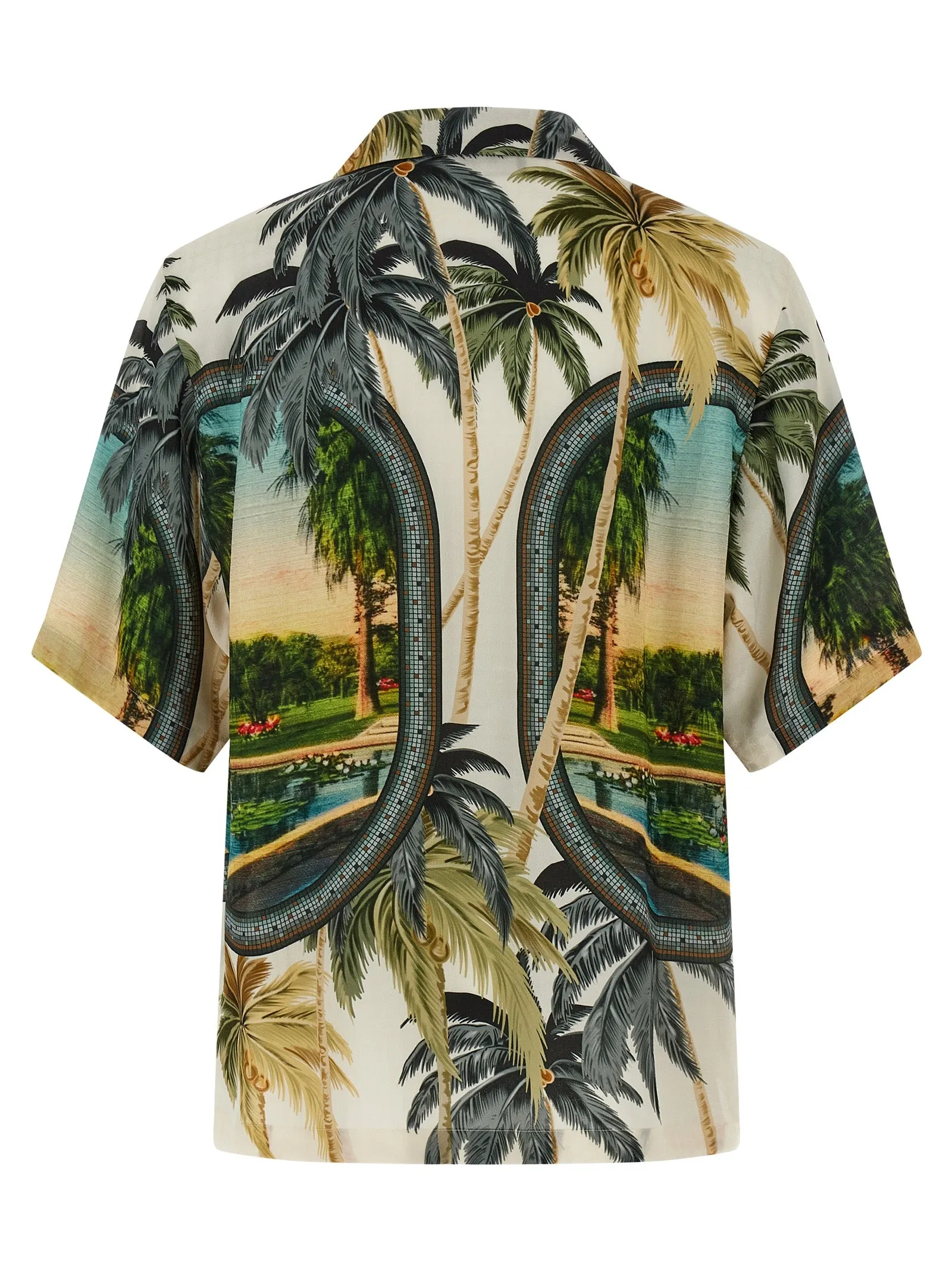 Paradise Bowling Shirt And Blouse Multicolor sold by Wanan Luxury product image thumbnail 2