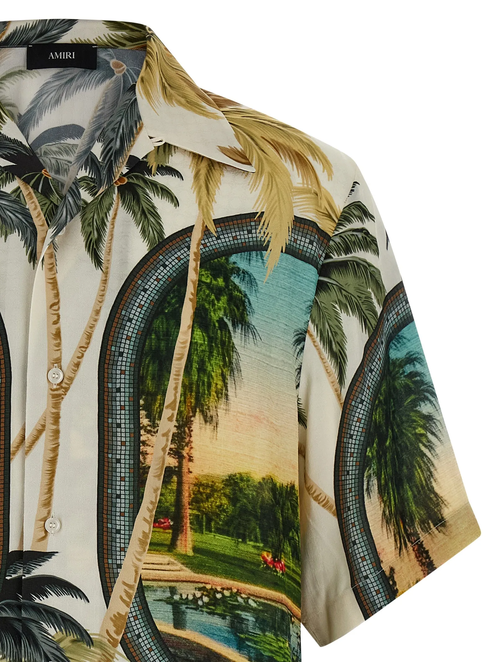 Paradise Bowling Shirt And Blouse Multicolor sold by Wanan Luxury product image thumbnail 3